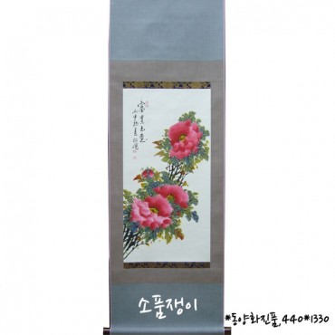 목단B족자